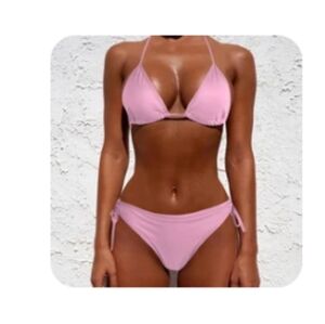 Swimsuit size small two piece - pink